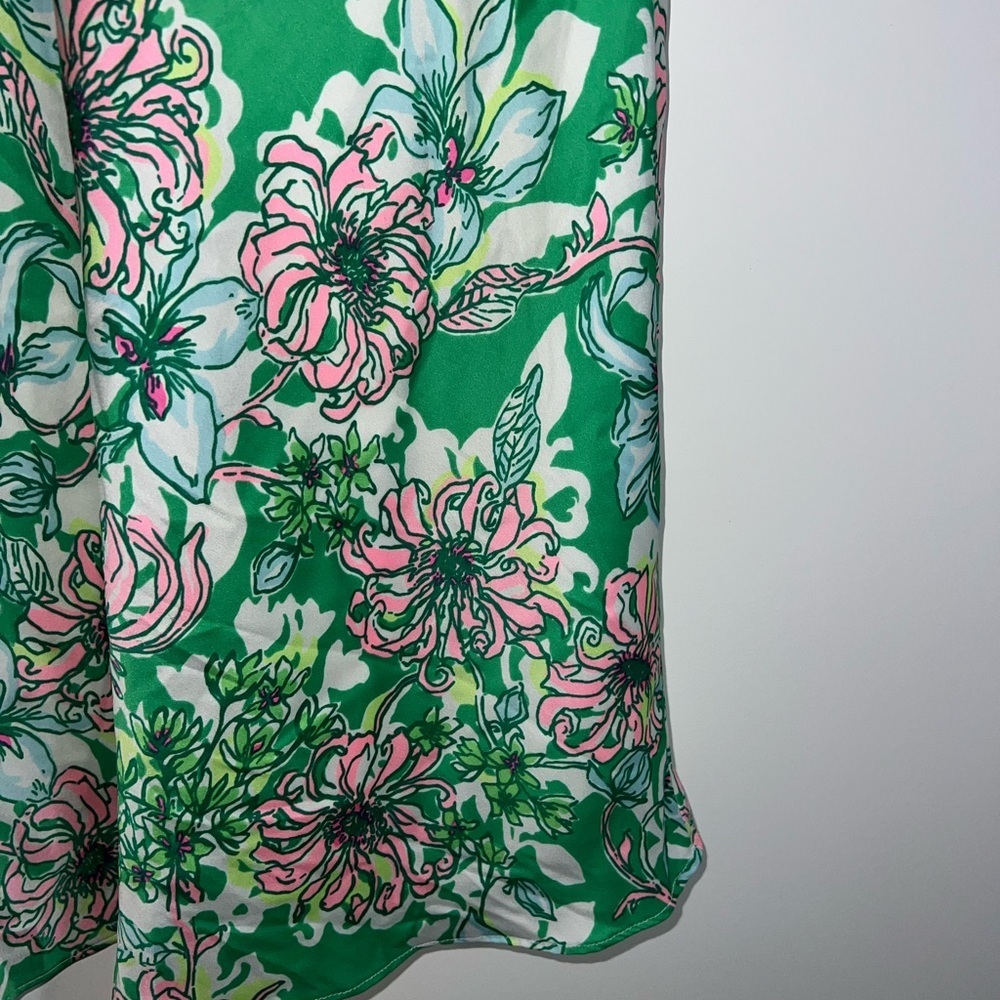 Lilly Pulitzer Rennox Midi Skirt Spearmint Blossom Views size 6 - Picture 6 of 16